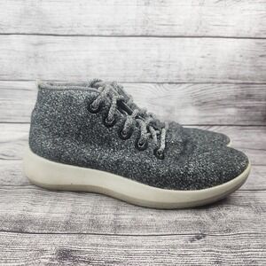 Allbirds WRUM Wool Runner Up Mizzles Women's Gray Mid Sneakers Size 8